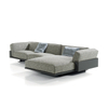 Divani Ritual Lounge Furniture Home Sofa Suppliers Steel Base Fabric Sectional