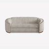 Custom Luxury Contemporary Italian Sofa Designs Curved Fabric Couch Wales Sofa