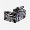 China Luxury Sofa Suppliers Wholesale Single Zebra Fabric Sofa Fresia Armchair