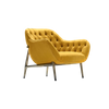 Living Room Leisure Chair Bedroom Accent Chair Stainless Steel Frame Jade Luxury Chair