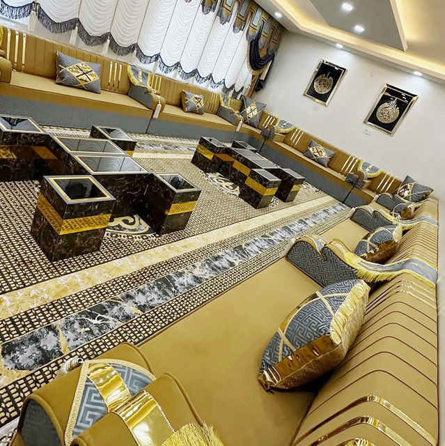 Arabic Floor Sofa Seating Majlis Moroccan Sofa Conference Room Furniture
