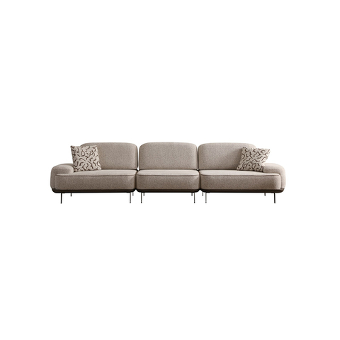Foshan Upholstered Furniture Factory Turkish Fabric Sofas Alfa Sofa Set