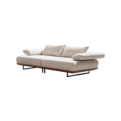 Foshan Sofa Factory Affordable Fabric Polar Bear Couch Solid Wood Base Asos Sofa Set