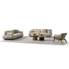 Foshan Bulk Sofa Suppliers Nordic Fabric Sofa Bonbon Sofa Set with Adjustable Backrest