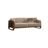 Foshan Affordable Furniture Suppliers Solid Wood Boucle Fabric Bora Sofa Set