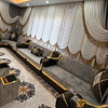 Arabic Traditional Furniture Grey Majlis Jalsa Set Living Room Seatings