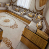 Arabic Furniture for Cafes Ottoman Sofa Brown Majlis Jalsa Sofa