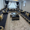 Arabic Jalsa Floor Furniture Moroccan Wooden Bench Majlis Sofa Set