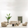 Comfortable Fabric Couch Foshan Direct Sofa Supplier Dolce Strip Design Sofa Set