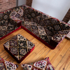 Premium Velvet Arabic Sofa Set Floor Cushions Oriental Arabic Sofa