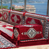 Fabric Majlis Cushions Hospitality Majlis Furniture Terrace Pallet Sofa