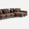 Divano Italiano Luxury Brand Leopardo Fabric Azalea Sofa