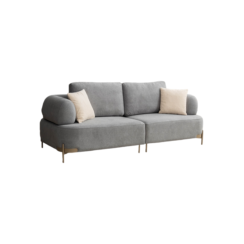 Meuble De Salon Boucle Fabric Lounge Couch Peral Sofa Set