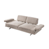 Foshan Modern Lounge Furniture Beige Sleeper Couches Pier Sofa Set