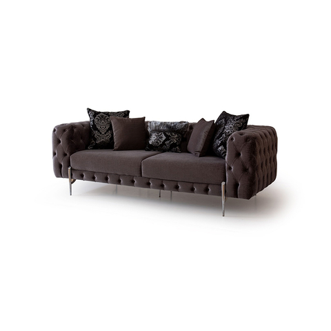 Foshan Bulk Order Sofa Manufacturers Fabric Chesterfield Moss Sofa Set
