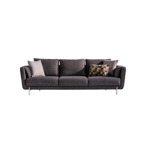 Foshan Fabric Couch Suppliers Grey Fabric Akua Sofa Set