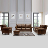 Classical Furniture Set American Vintage Leather Rustic Sofa