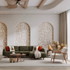 Light Luxury Glam Living Room Furniture Nordic Fabric Couch Bade Sofa Set