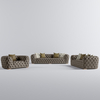 Sofa Factory Wholesale Italian Leather Modern Chesterfield Sofa Set