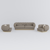 Luxury Chesterfield Leather Sofa Set Viosionnaire Modern Sofas