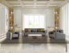 Italian Leather Sofa Set Living Room Sofa Loveseat and Chair