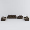 Luxury Sectional Sofa Fabric Seven Seater Sofa Set