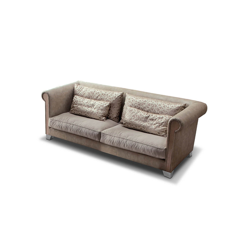 Modern Giorgio Classical Fabric Couch 3 Seater Sunrise Sofa