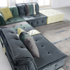 Contemporary Modules Colorful Fabric Corner Floor Sofa