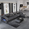 Home Canvas Led Sectional Sofa for Tight Space