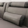 Genuine microfiber Led Sectional Sofa with Chaise Lounge