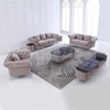 Modular Fabric Living Room Sofa with Coffee Table