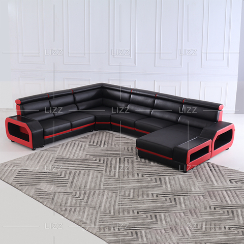 Leisure Sectional 2 Seater Leather Sofa