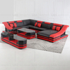 Leisure High Back Led Sectional Sofa with Chaise