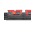 Italian Design Grey Velvet Air Sofa for Home Office and Hotel