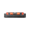 Direct Sofa Suppliers Fabric Couches with Middle Console Madison Grand Sofa