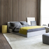 Foshan Compressed Sofa Bed Factory Folded Compressed Fabric Fluff Bed Packed in Cartons