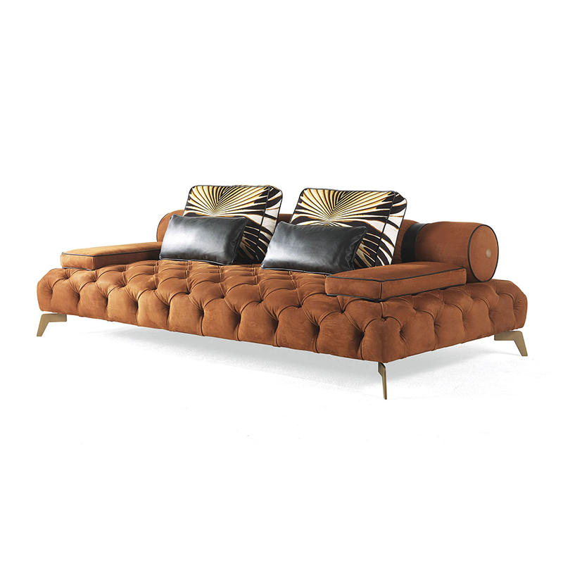 Italian Luxury Lounges Darlington Tufted Sofa 3 4 Seater Leather Couches