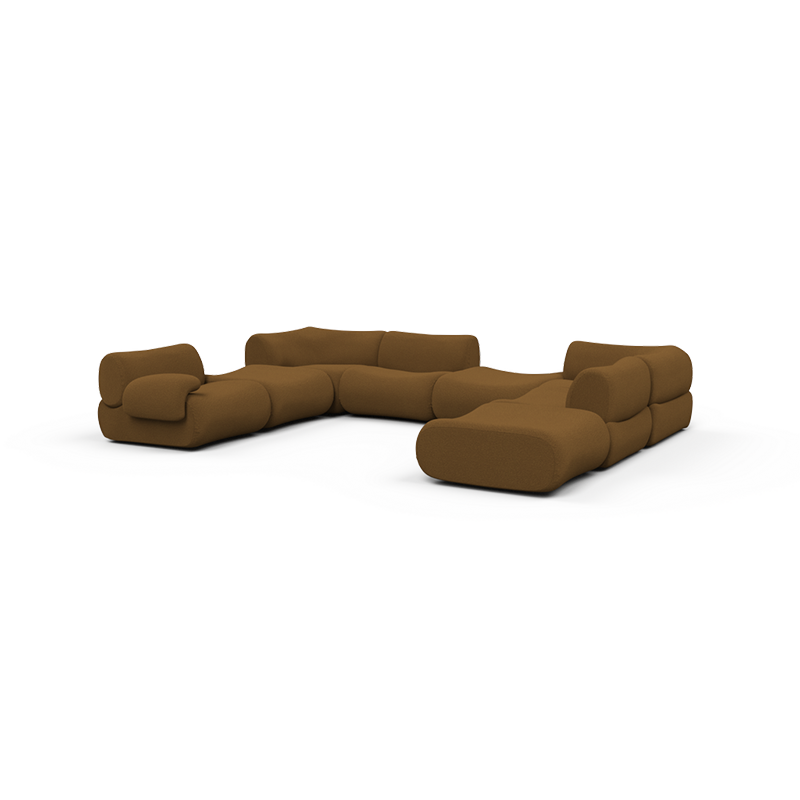 Transform Sectional Sofa Set Fabric Lounge Suites Foshan Modern Sofas