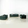 Foshan Fabric Versace Sofa Set Sofa Loveseat And Chair Sectional Couch