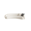 Foshan Modular Sofa Suppliers Furniture Wholsaler Curved Fabric Sofa