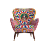 Foshan Italian Luxury Sofa Supplier Dolce Unique Fabric Giacinto Armchair