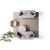 Foshan Modern Sofa Supplier Culve Back Alya Linen Fabric Sofa Set