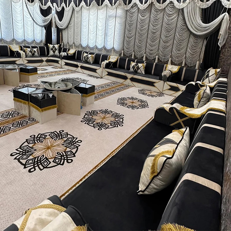 Arabic Low Seating Sofa Fabric Majlis Middle East Furniture