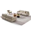 Foshan Bulk Sofa Suppliers Nordic Fabric Sofa Bonbon Sofa Set with Adjustable Backrest