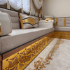 Arabic Furniture for Cafes Ottoman Sofa Brown Majlis Jalsa Sofa