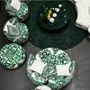 Luxury DG Green Fabric Leisure Sofa Armchair for Home Hotel And Villa