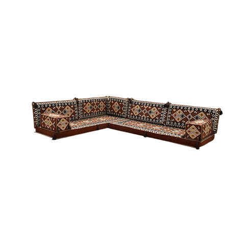 Brown Moroccan Home Decor Cushions Arabic Corner Floor Seating