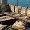 Brown Corner Floor Seating L Shaped Turkish Sofa Set Floor Sofa