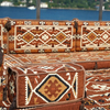 Interior Design Moroccan Home Decor Brown L Shaped Corner Floor Couch