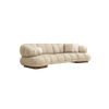 Comfortable Fabric Couch Foshan Direct Sofa Supplier Dolce Strip Design Sofa Set